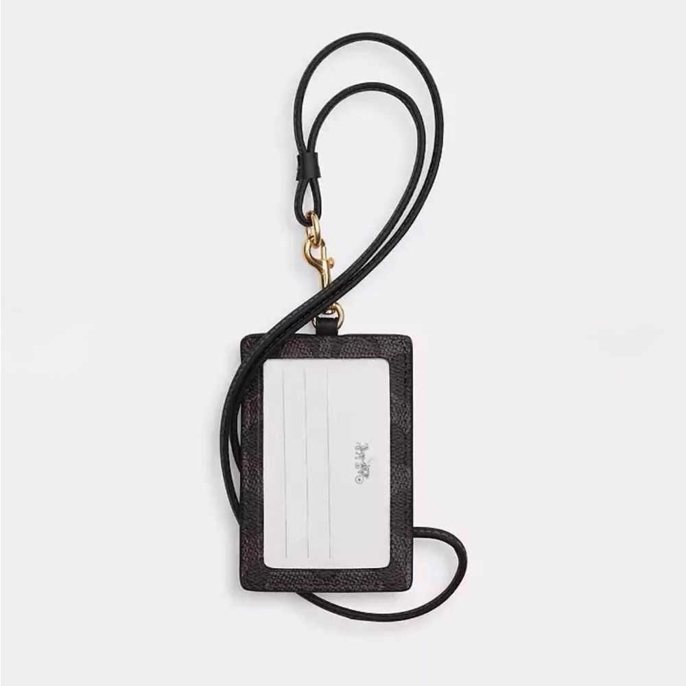Coach Id Lanyard In Signaure Canvas - Picture 2 of 5